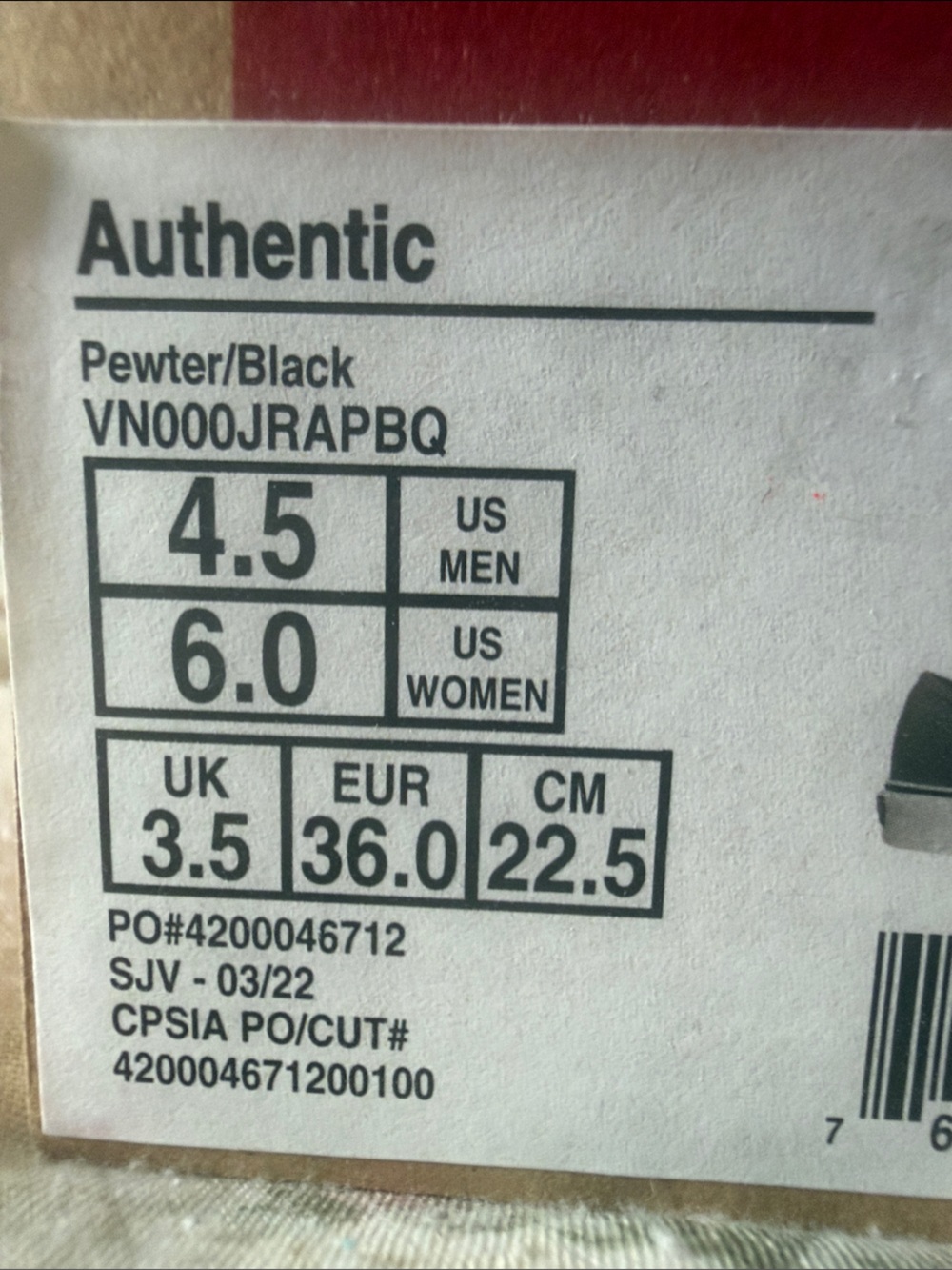 Vans Authentic - Picture 3 of 3